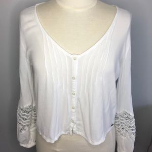 Pacsun White Blouse Top